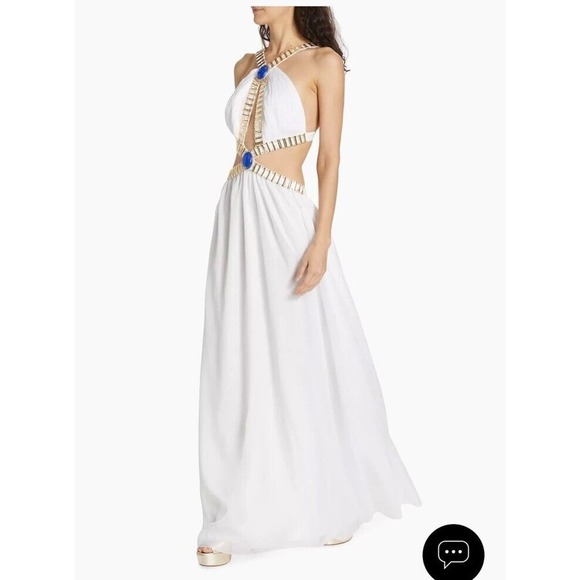 Raisa Vanessa Cut Out Maxi Dress Gown - Picture 4 of 12